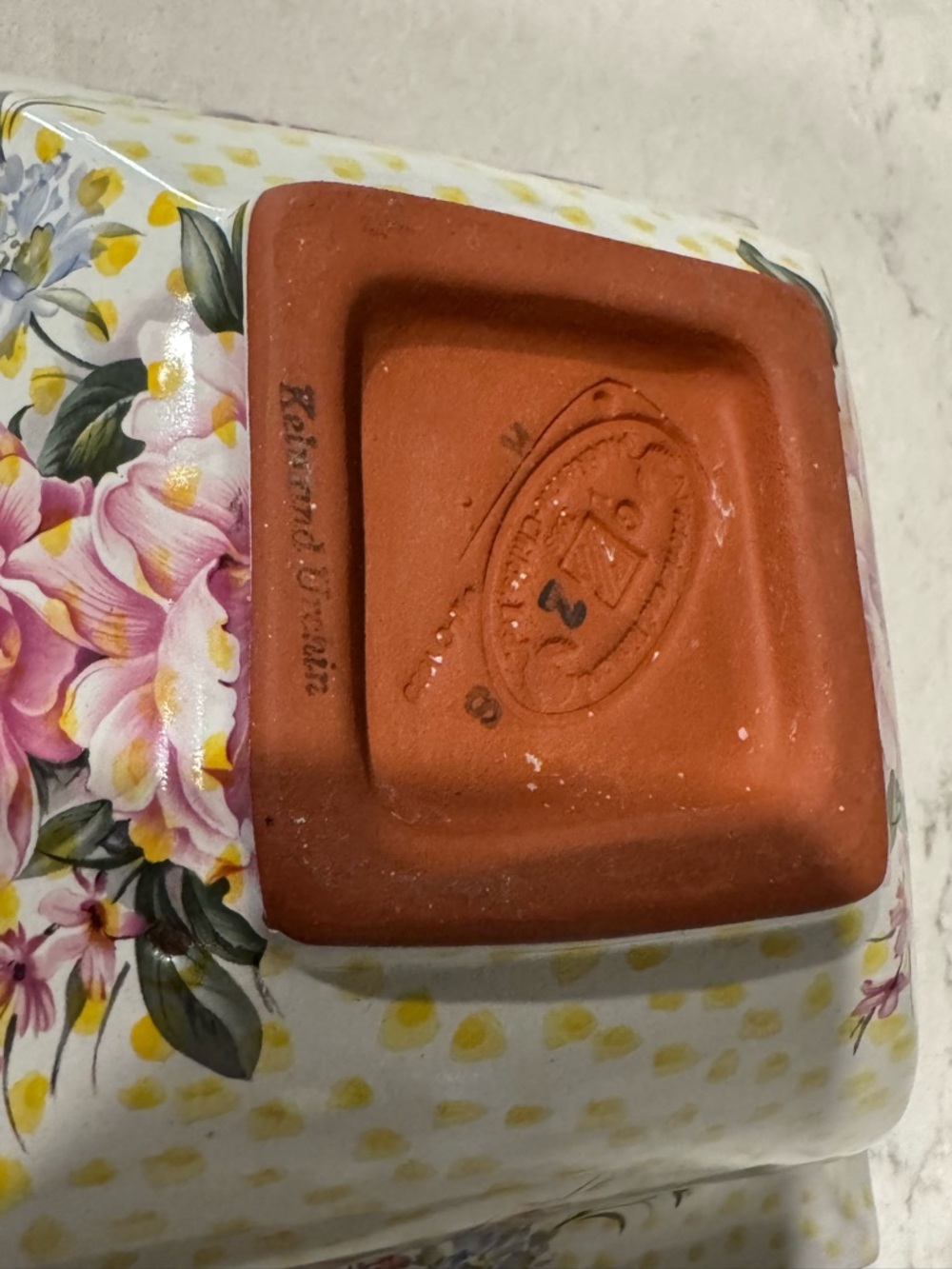 Vintage MacKenzie Childs Torquay Kelp and Urchin Square Bowl - Picture 5 of 11